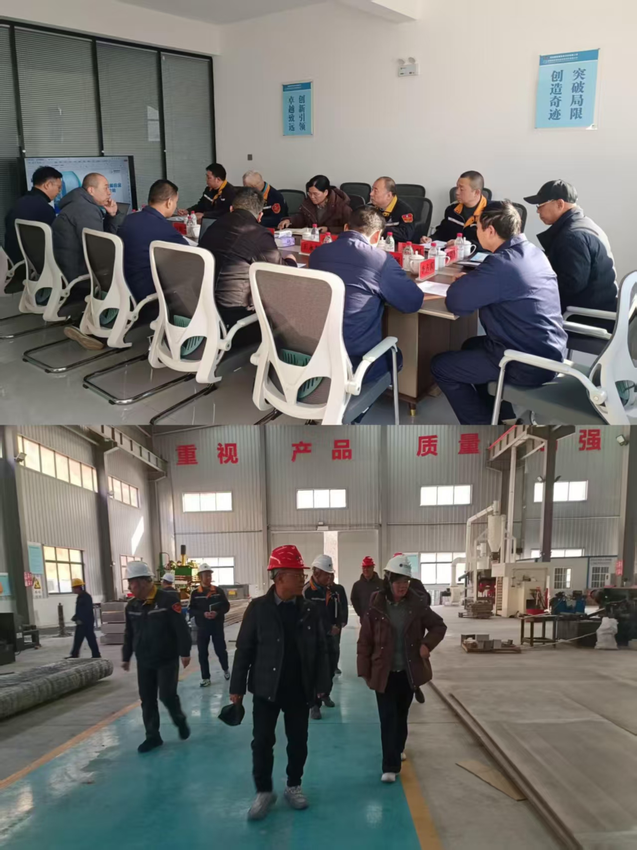 中鋁洛銅來晟雅新公司（巨申）考察交流